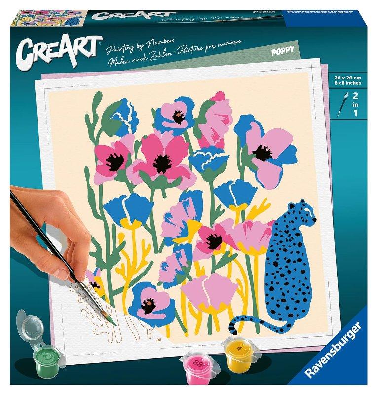 CreArt Serie Trend quadrati Poppy Papaveri ravensburger