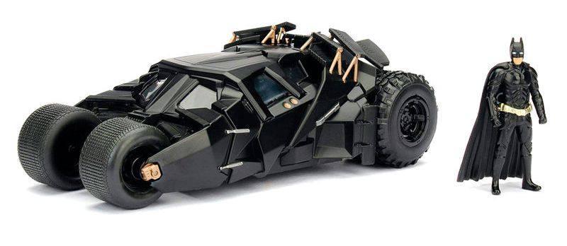 Batman The Dark Knight Batmobile in scala 1:24 con personaggio di Batman in die cast Simba