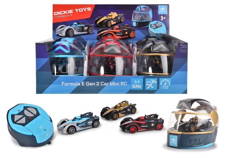 Dickie Formula E Mini Auto RC, 3 asst. in display Simba