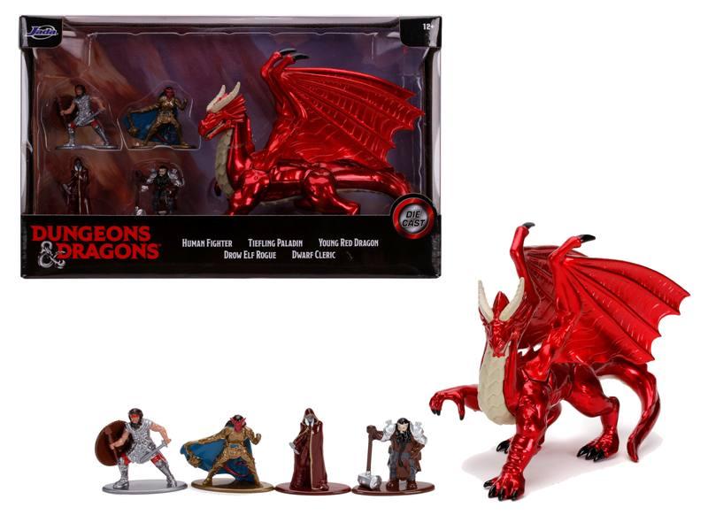 Dungeons&Dragons Giftpack Deluxe con 5 personaggi in die-cast Simba