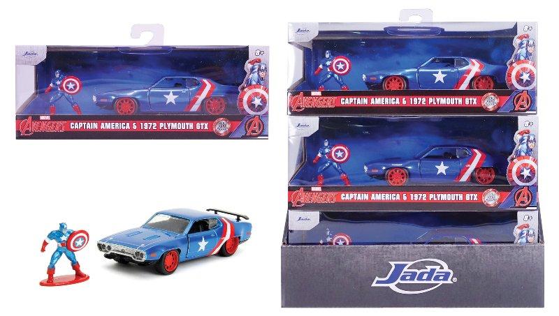 Marvel Captain America 1971 Plymouth GTX in scala 1:32 Simba