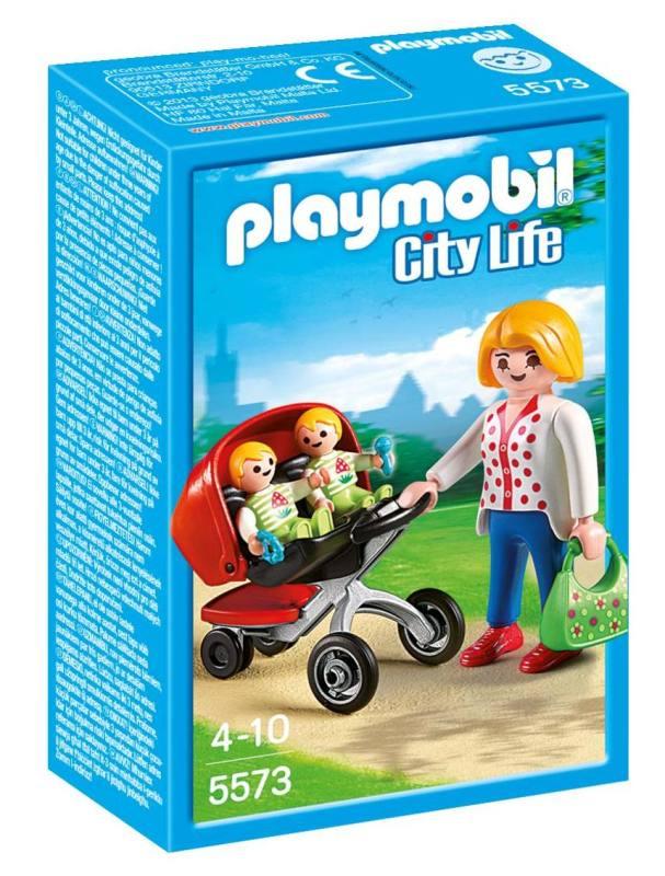 Mamma con gemellini playmobil