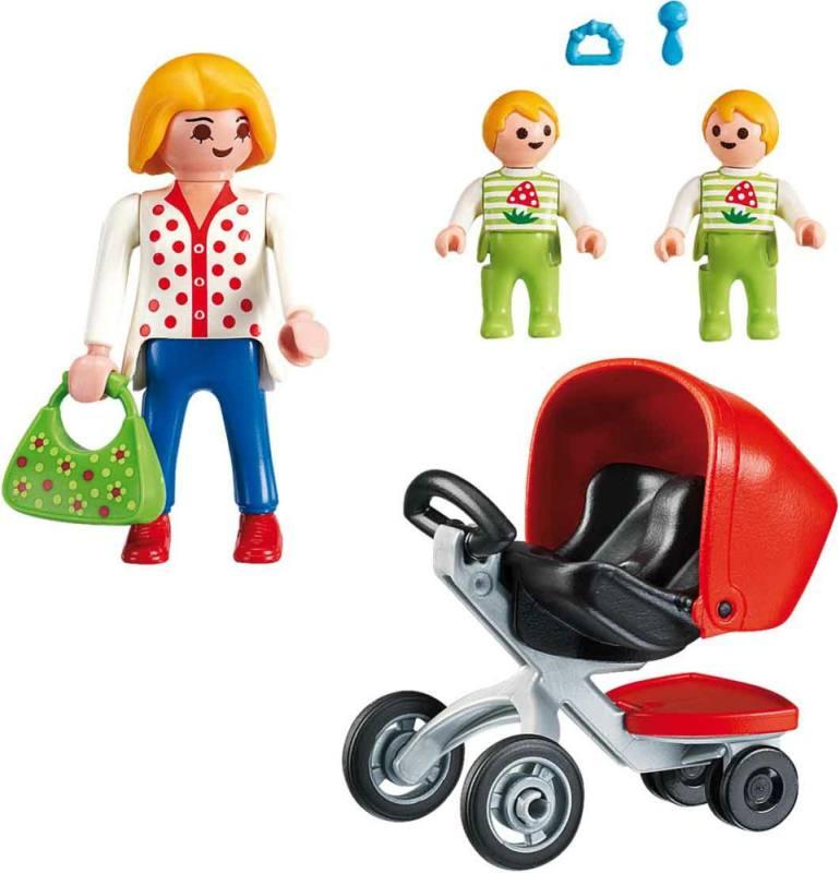 Mamma con gemellini playmobil