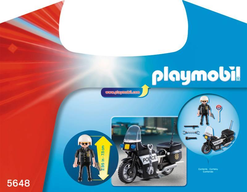 CARRYING CASE POLIZIA playmobil