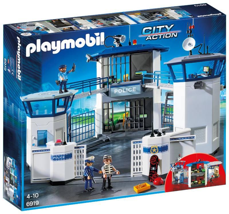 Stazione della polizia con prigione playmobil