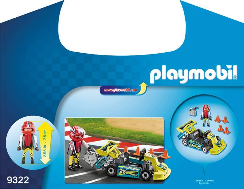 CARRYING CASE SMALL ''GO KART'' playmobil