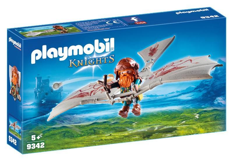 GUERRIERO CON DELTAPLANO DA ATTACCO playmobil