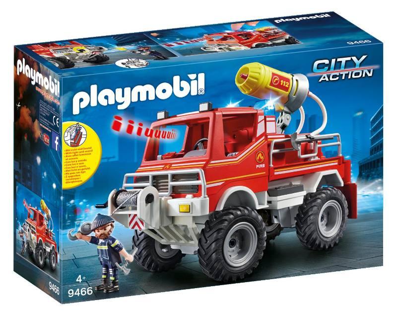 CAMION SPARA ACQUA DEI VIGILI DEL FUOCO playmobil