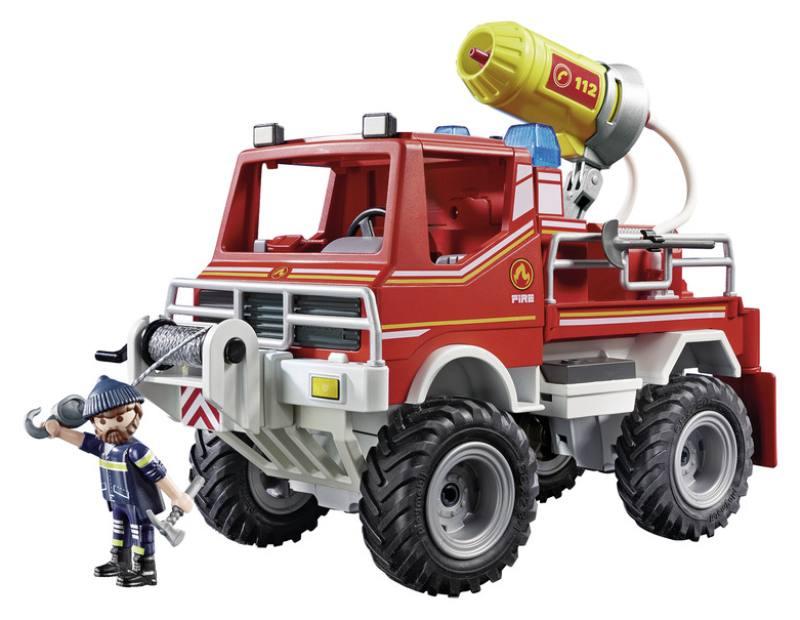 CAMION SPARA ACQUA DEI VIGILI DEL FUOCO playmobil