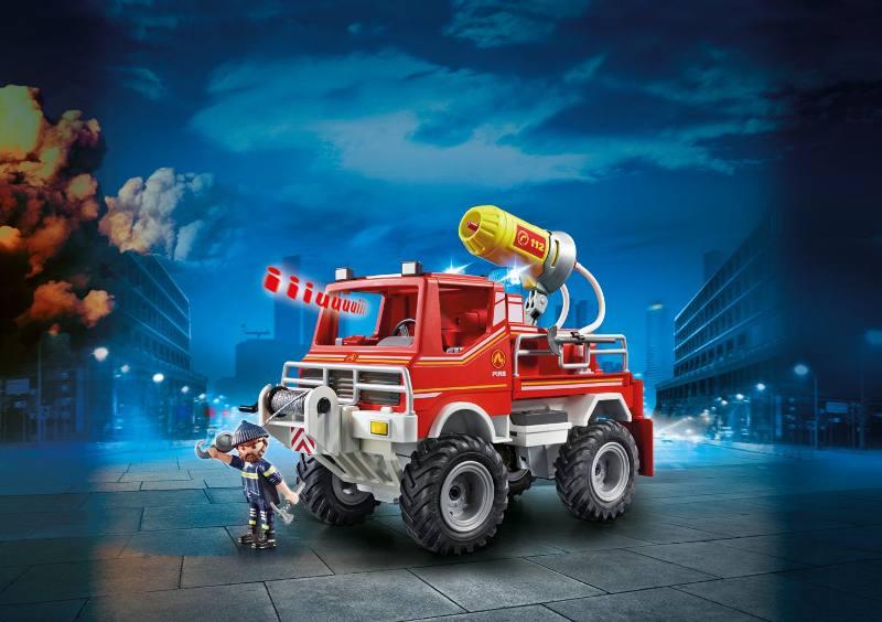 CAMION SPARA ACQUA DEI VIGILI DEL FUOCO playmobil