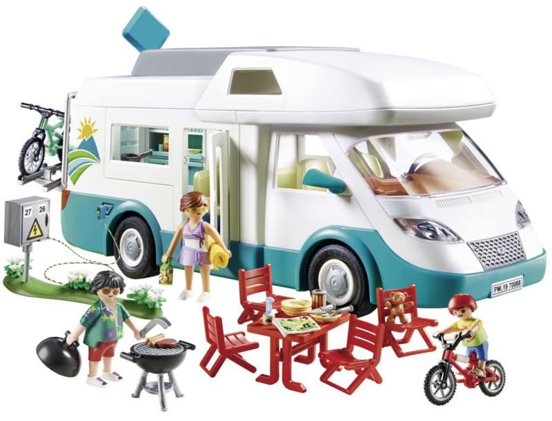 Camper con famiglia in vacanza playmobil