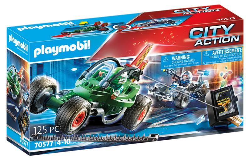 KART DELLA POLIZIA E FUGGITIVO playmobil