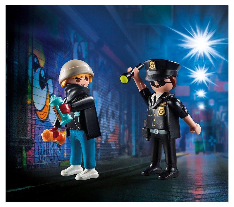 POLIZIOTTO E WRITER (DUO PACK) playmobil