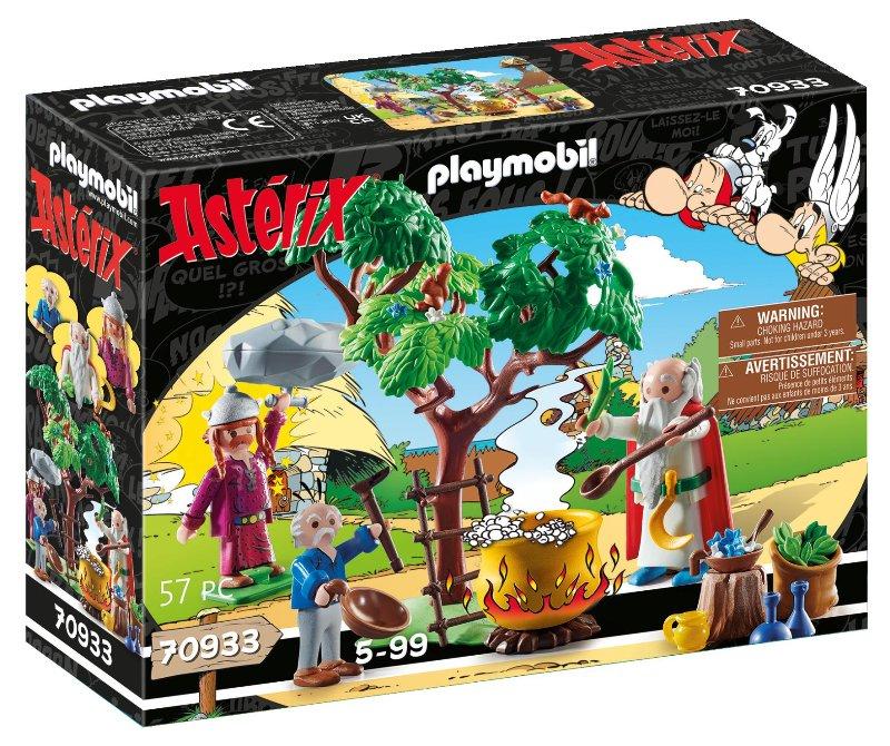 Asterix Panoramix con calderone della pozione magica playmobil