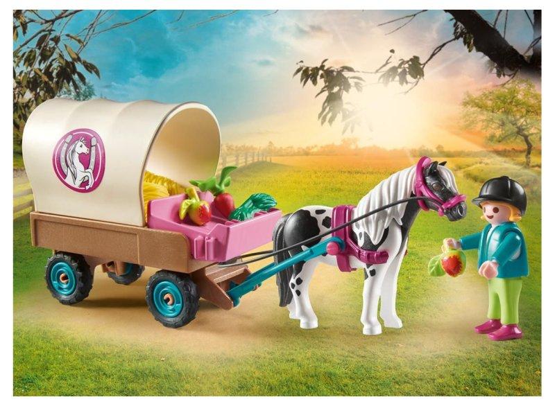 CARROZZA CON PONY playmobil