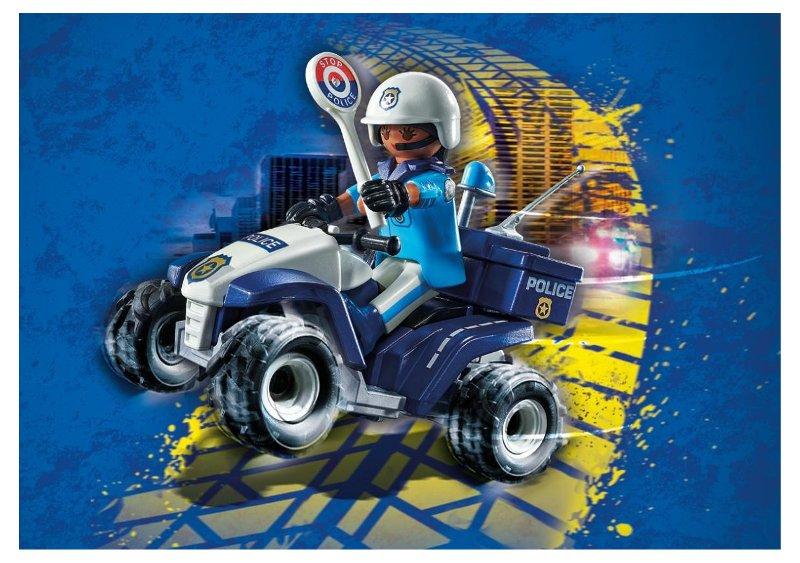 QUAD POLIZIA playmobil