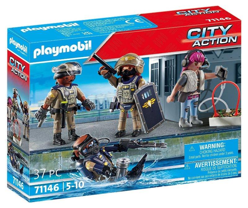 Unita' Speciale - Set 4 personaggi playmobil