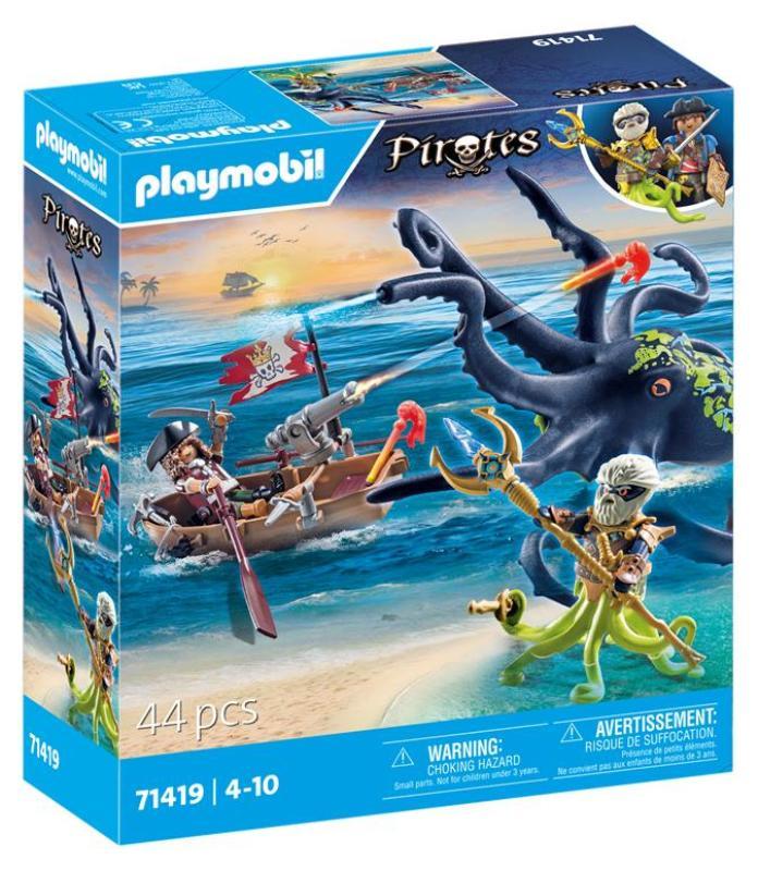 Pirata contro piovra gigante playmobil