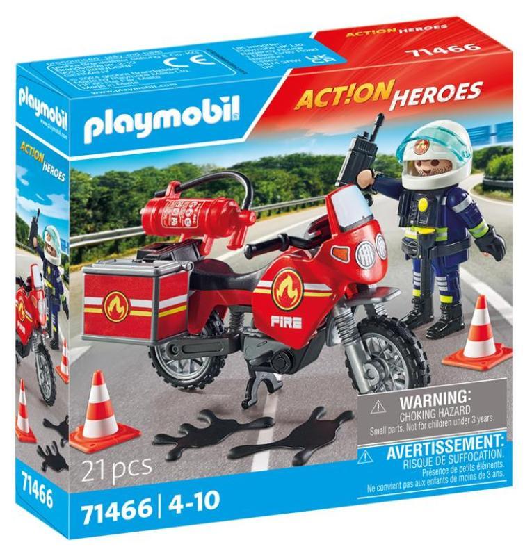 Moto dei pompieri playmobil