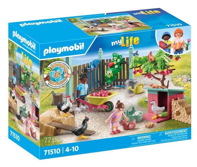Allevamento di polli playmobil
