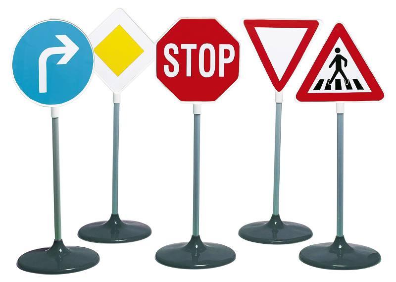 Set con 5 cartelli stradali klein