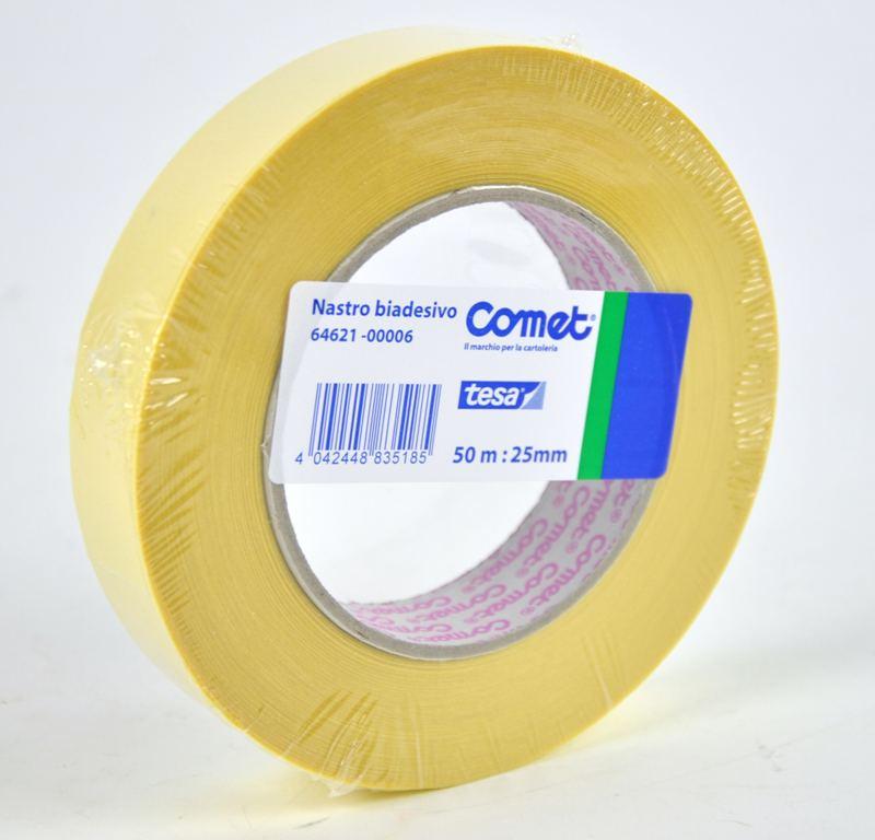 Nastro biadesivo COMET misure 50m x 25mm Tesa-Comet