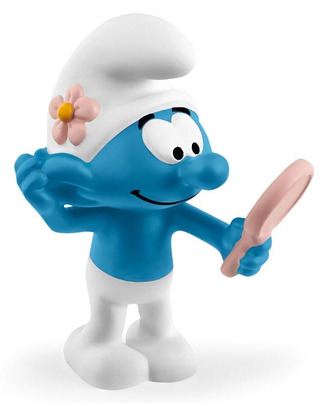 Puffo Vanitoso (the SMURFS - Price red) Schleich