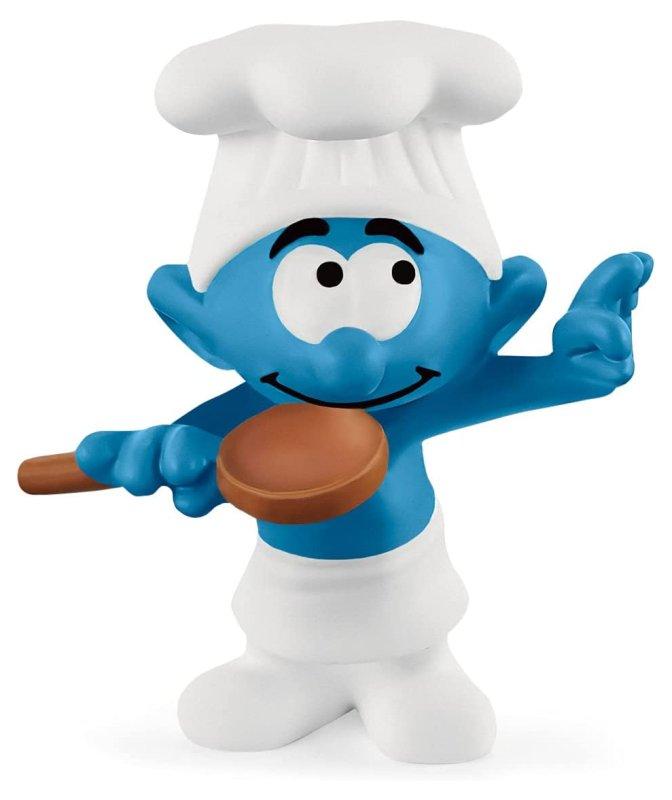 Puffo Chef (the SMURFS - Price red) Schleich