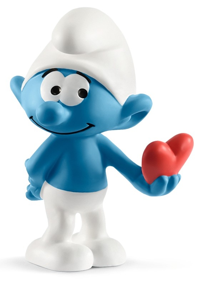 Puffo con cuore (the SMURFS - Price red) Schleich