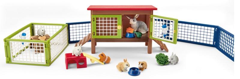Casa per conigli e porcellini d'India (FARM WORLD) Schleich