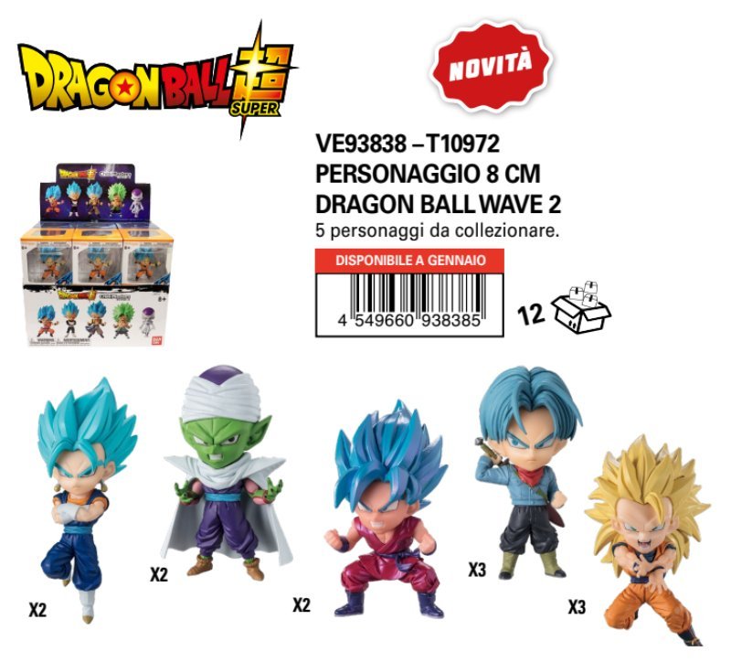 CHIBI MASTERS - PERSONAGGIO 8 cm DRAGON BALL Wave 2 Bandai Namco Entertainment France