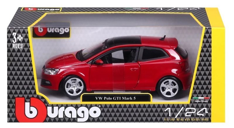 1/24 VW Polo GTI Mark 5 Red bburago