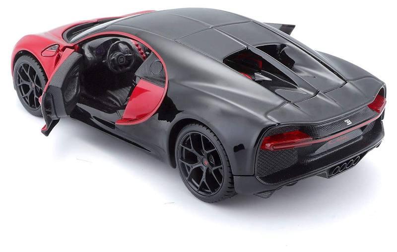 1/18 Bugatti Chiron Sport Black/Red bburago