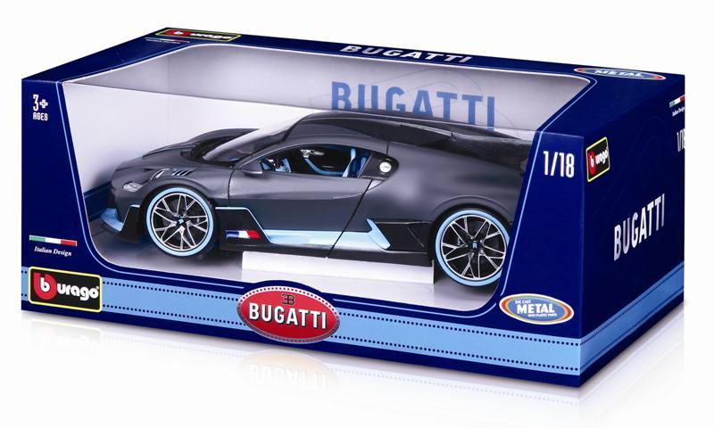 1/18 - Bugatti Divo Flat dark Grey bburago