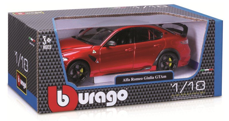 1/18 Alfa Romeo Giulia GTAm Met Red bburago