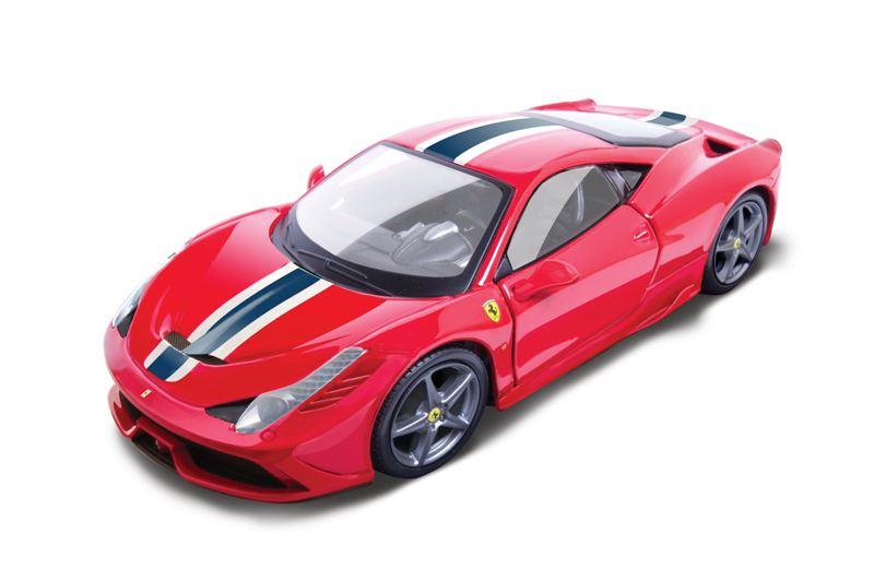 1/18 458 Speciale Red w/ Stripe bburago