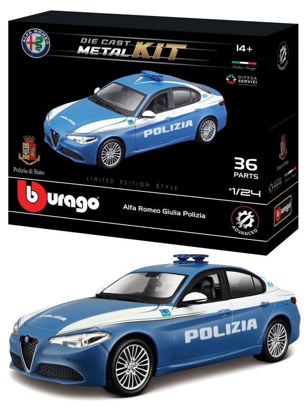 1/24 MODEL KIT GIULIA POLIZIA  bburago