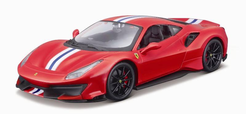 1/24 488 Pista Red w/ Stripe bburago