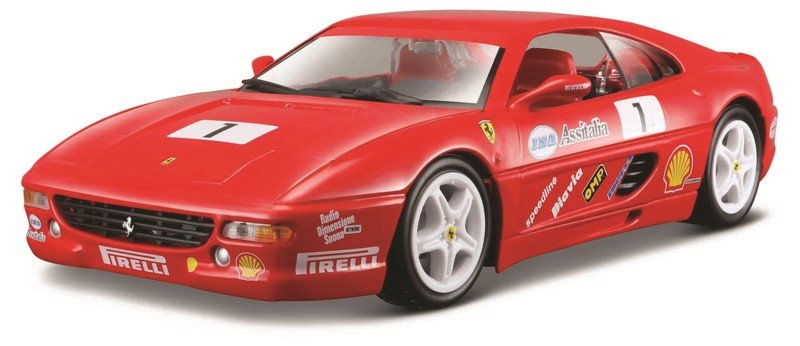 1/24 F355 Challenge Red bburago