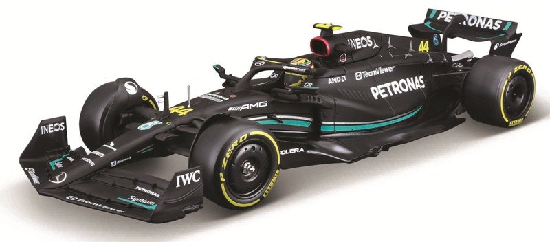 1/24 Mercedes-AMG F1 W14 E Performance (with helmet) #44 Lewis Hamilton bburago