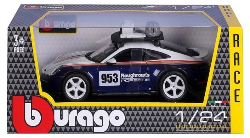 1/24 Porsche 911 Dakar Blue 953 Roughroads bburago