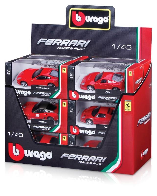 1/43 GIFT PACK 3 Ferrari vehicles bburago