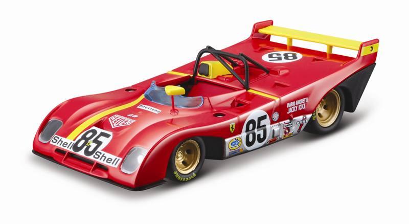 1/43 Ferrari Racing 312 P 1972 #85 Red bburago