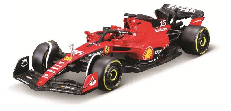 1/43 SF23 (w/ helmet) #16 (Charles Leclerc) bburago