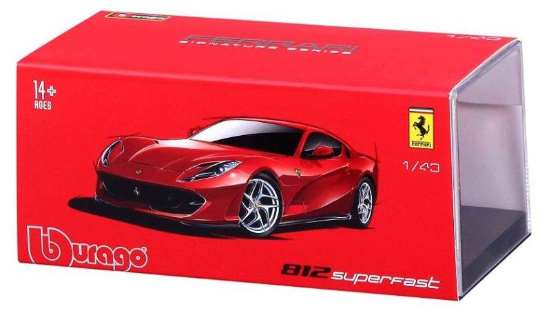 1/43 812 Superfast Red bburago