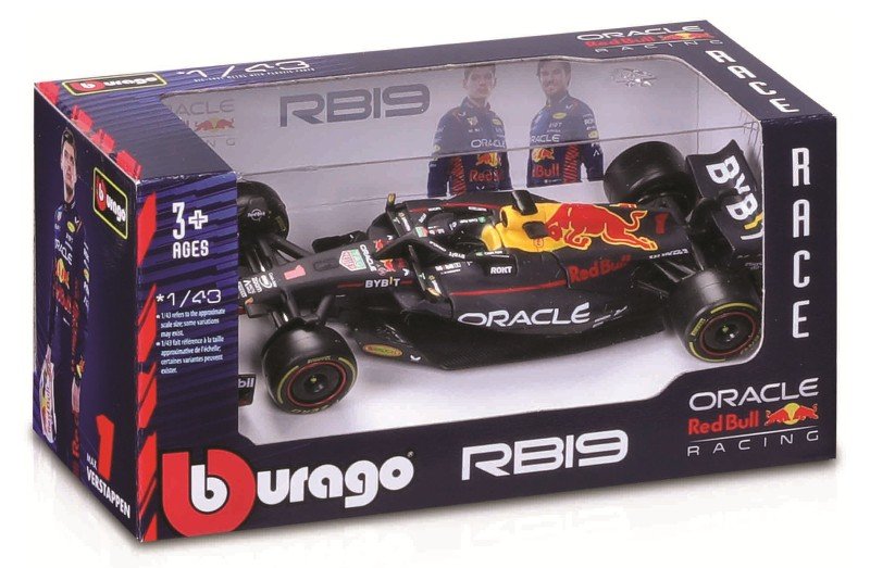 1/43 RACE - Red Bull Racing RB19 (2023) - #1(Max Verstappen) bburago