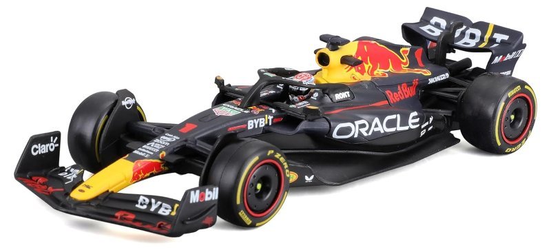 1/43 RACE - Red Bull Racing RB19 (2023) (w/ helmet) #1 (Max Verstappen) bburago