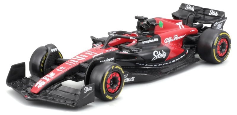 1/43 RACE - Alfa Romeo F1 Team Stake C43 (2023) #77 (Valtteri Bottas) bburago