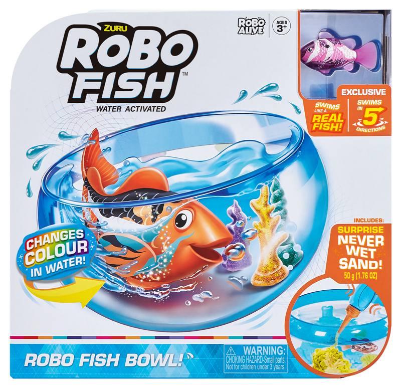 Robo Fish playset con pesciolino esclusivo e sabbia magica 