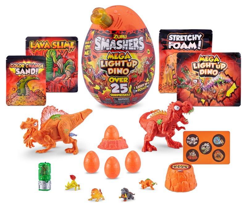 SMASHERS Mega Light-Up Dino S4,Bulk Zuru